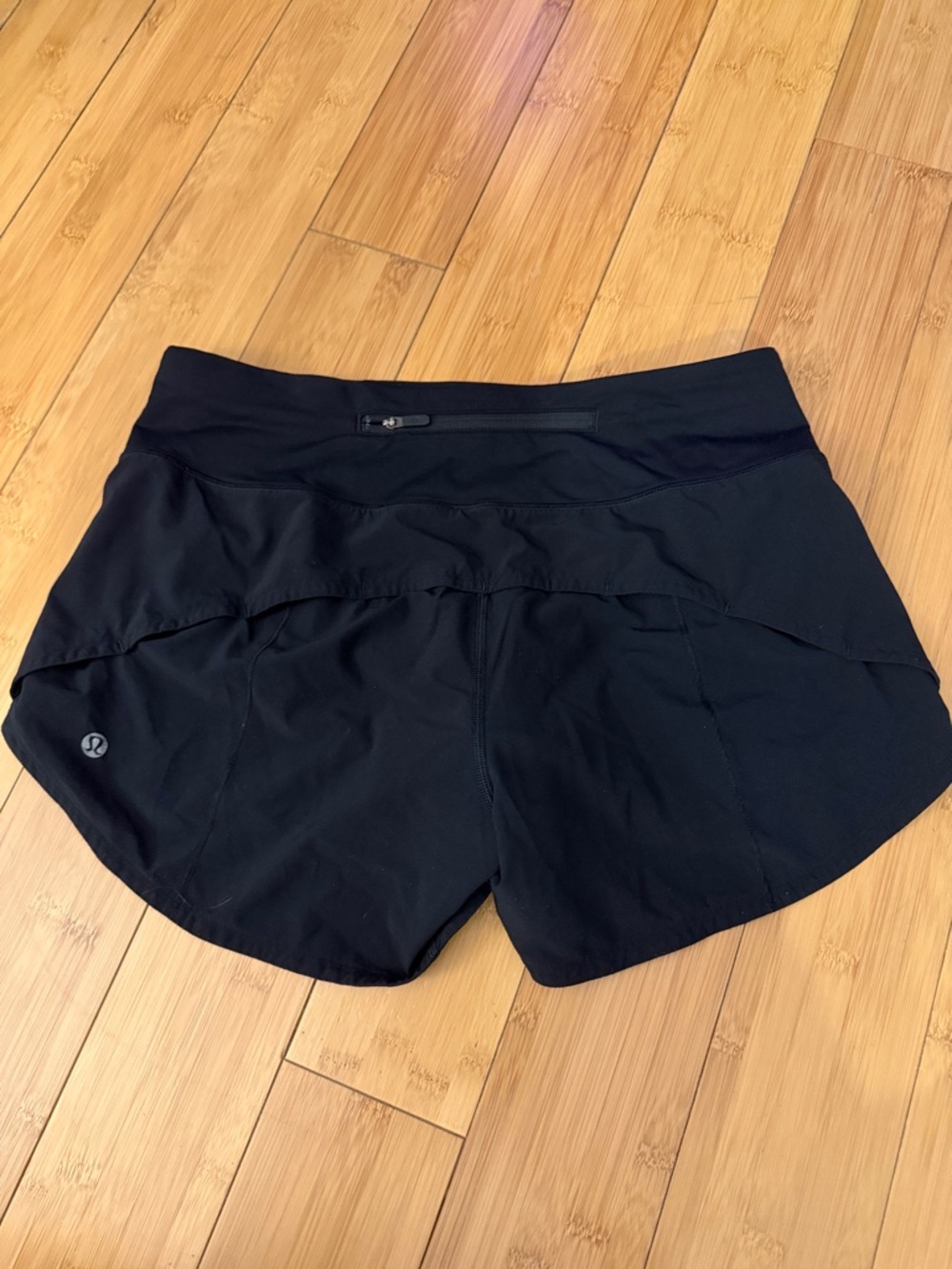 lululemon athletica Black Women's Athletic Skort with Zip Pocket